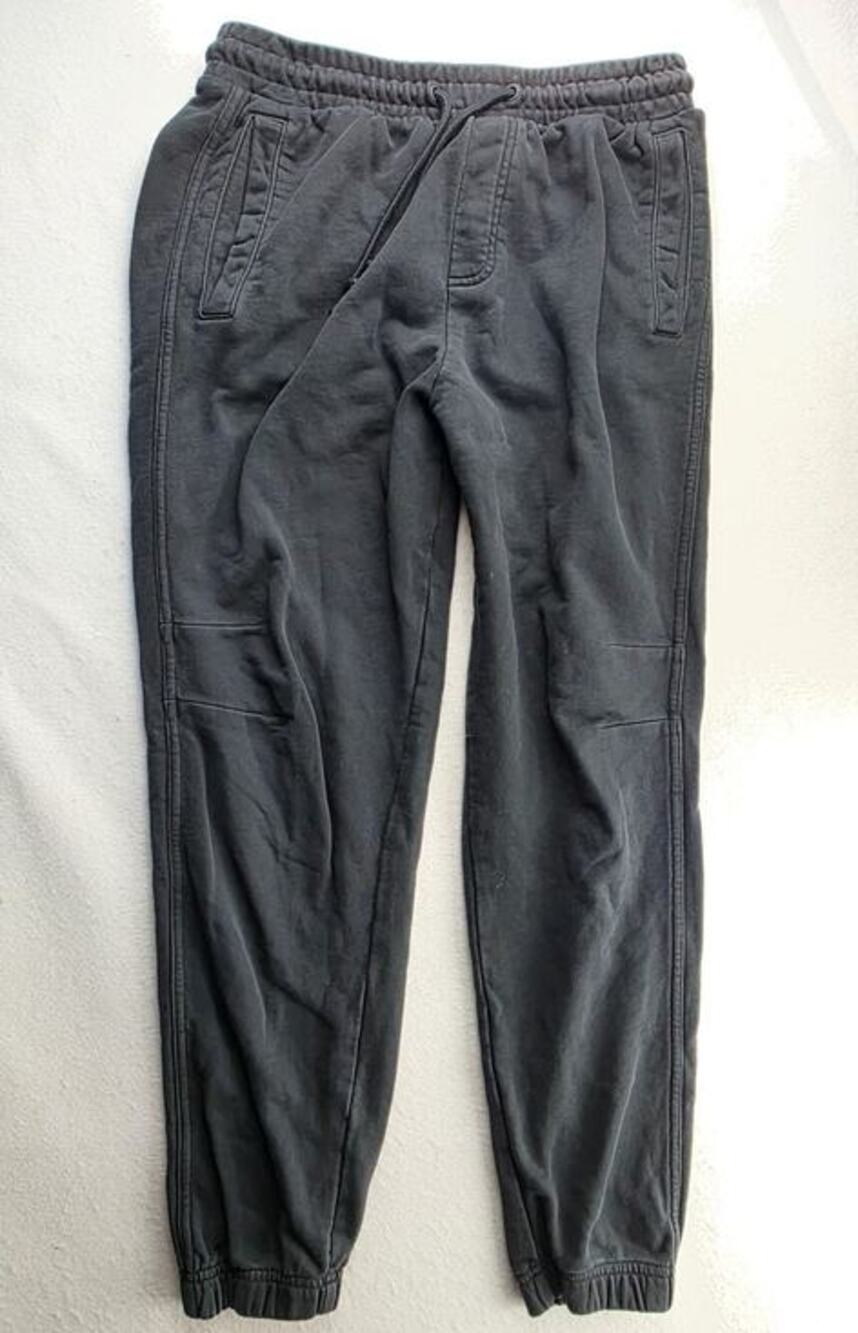 Gymshark Black Sweatpant Logo Elastic Waist Size Small